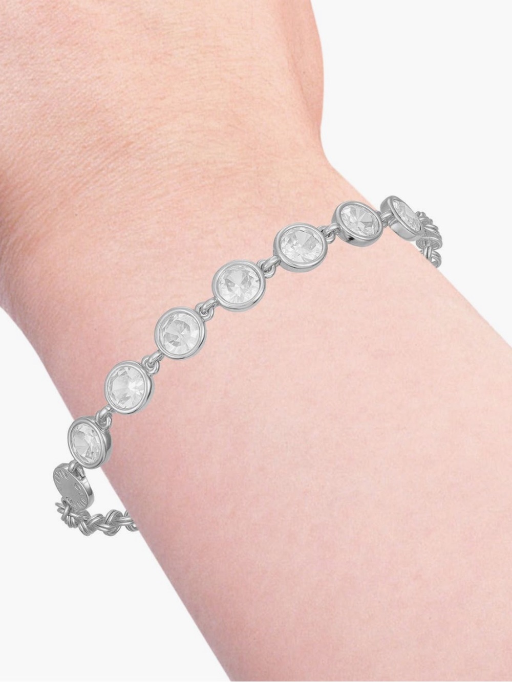 Vince Camuto Clear Crystal Bezel Bracelet NWT